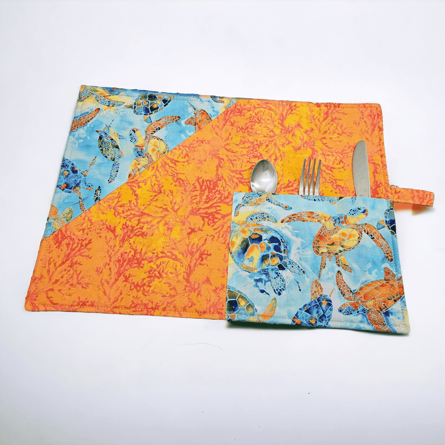 Napperons avec pochette pour ustensiles - De filles en aiguilles
