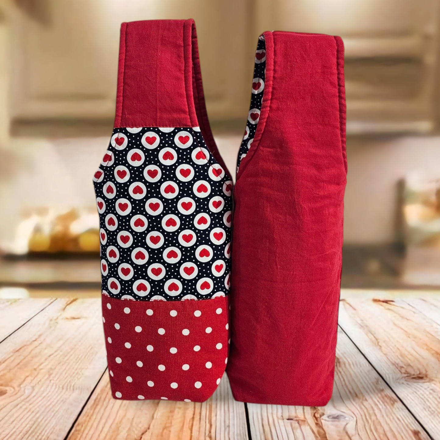 Sac réversible pour bouteille de vin