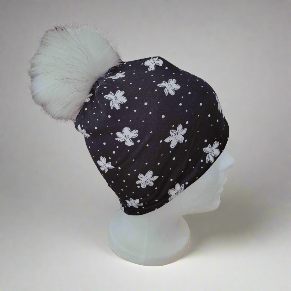 Tuques à pompons détachables (doublées micropolar)