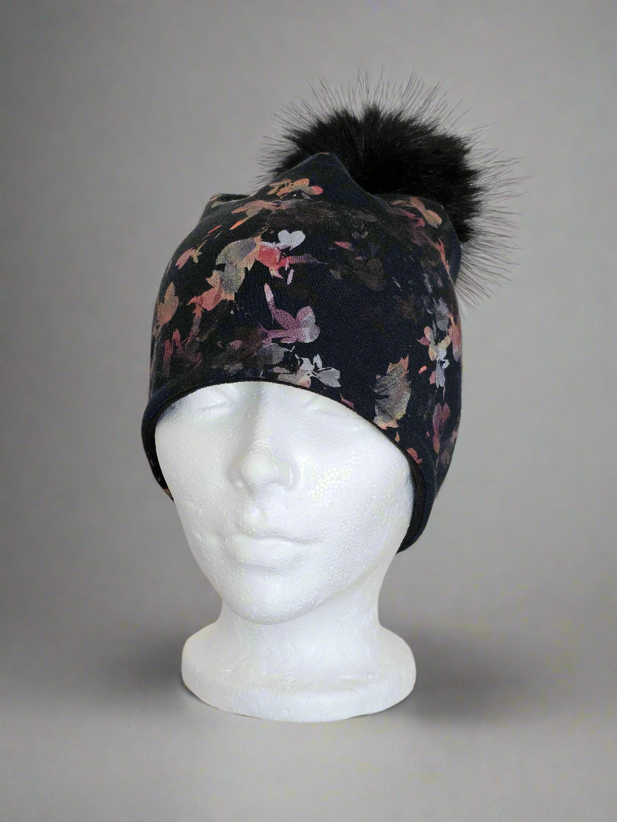Tuques à pompons détachables (doublées micropolar)
