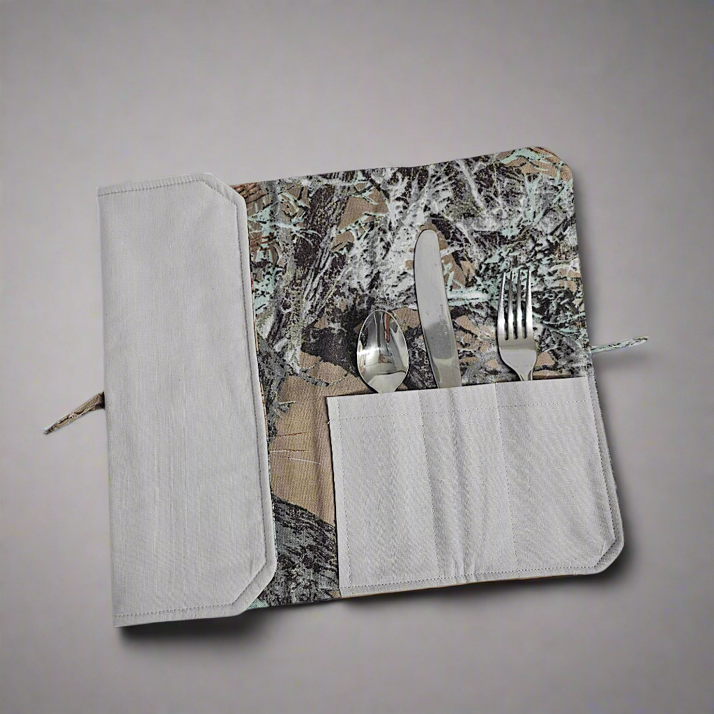 Napperons avec pochette pour ustensiles