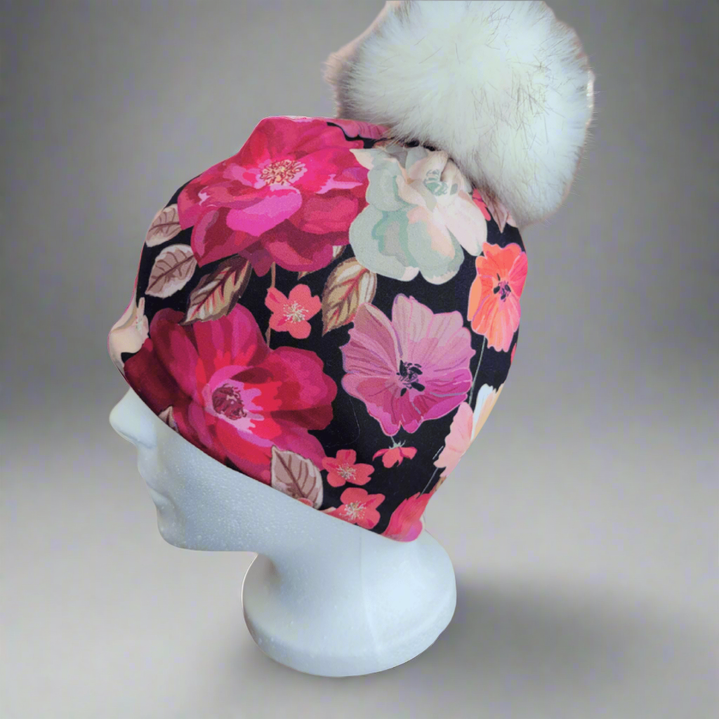 Tuques à pompons détachables (doublées micropolar)