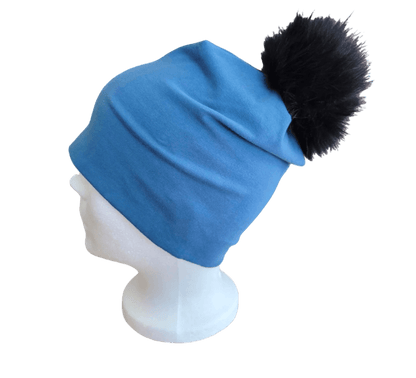 Tuques (doublées coton lycra) à pompons détachables - De filles en aiguilles