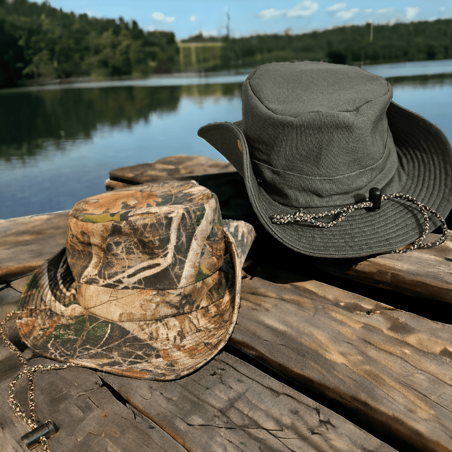 Chapeau de pêche imperméable - "Large" - De filles en aiguilles